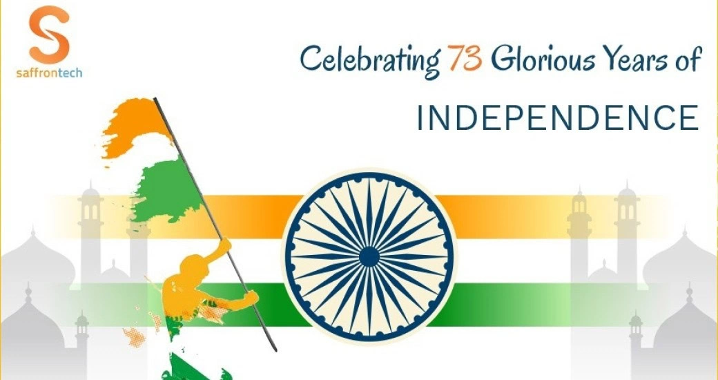 saffron celebrates 73rd independence day